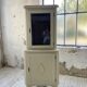 Corner display cabinet from the 1950s