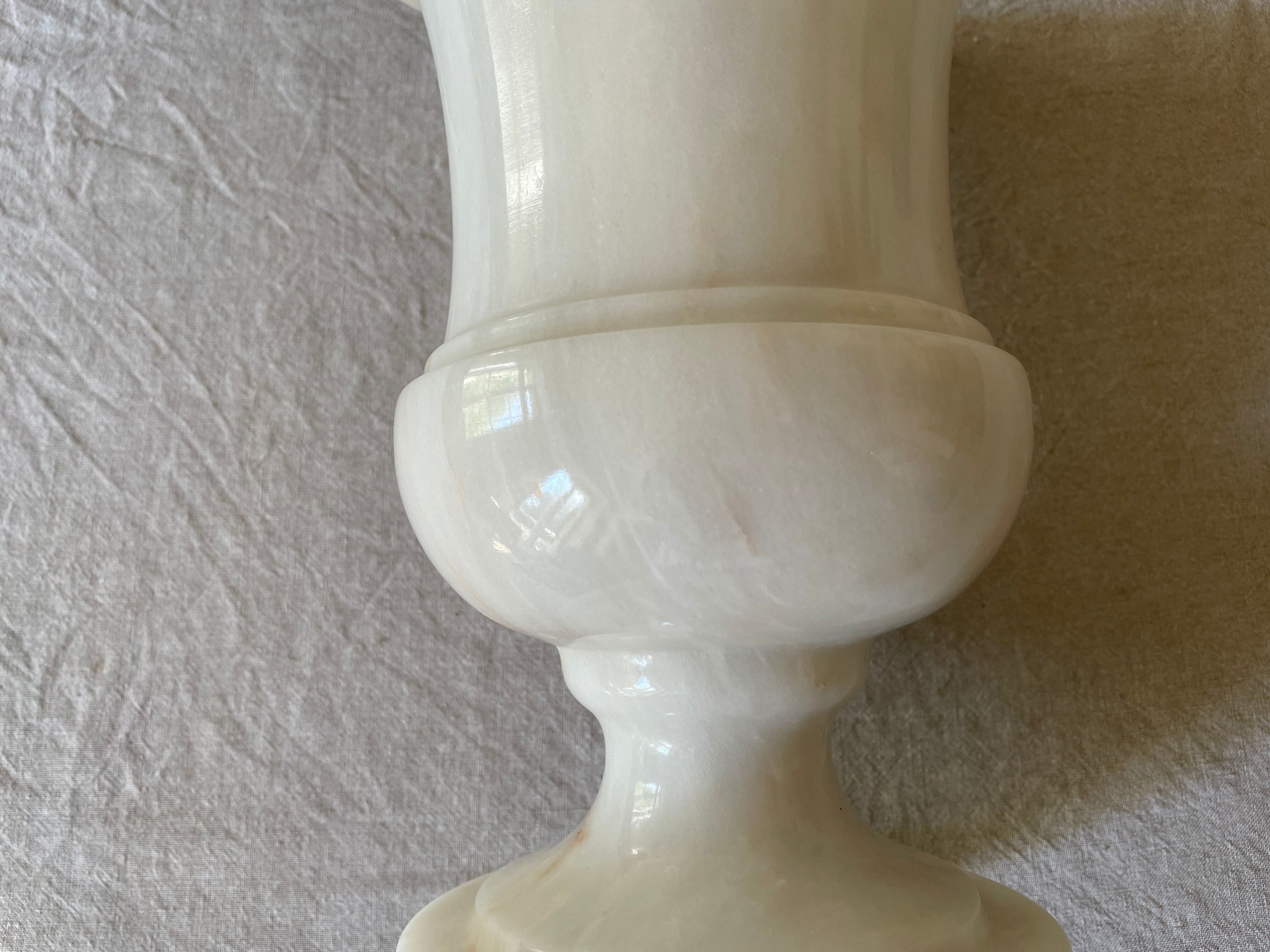Medici vase in white marble