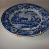 Ancienne assiette à décor de chasse