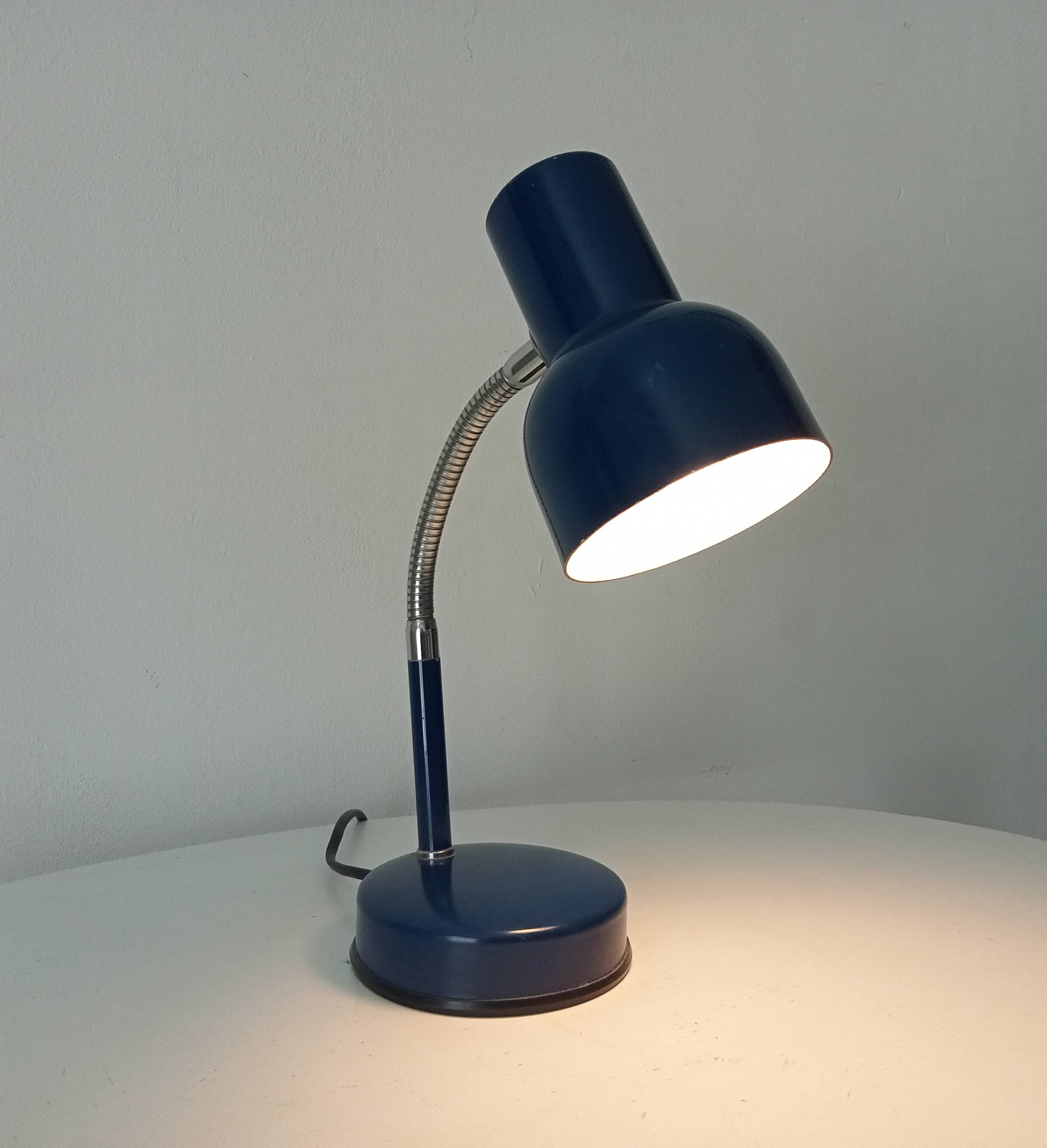 Lampe de bureau vintage Veneta Lumi Italie années 60