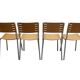 Set of 4 Ruud Jan Kokke chairs for Harvink Holland, 1980s