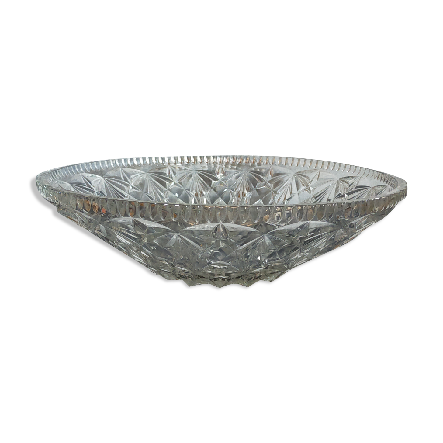 Glass fruit cup to the stars, vintage.