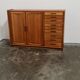Vintage teak side or highboard