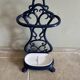 Enamelled cast iron umbrella stand from the early 20th century.