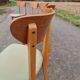 Lot de 5 chaises vintage style scandinave