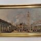 Painting on canvas "Feast of the Ascension" in Venice 44x65 cm