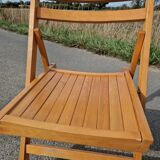 Set of 3 vintage folding chairs