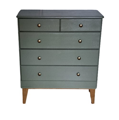 Rød Sødgren chest of drawers forest green