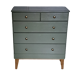 Rød Sødgren chest of drawers forest green