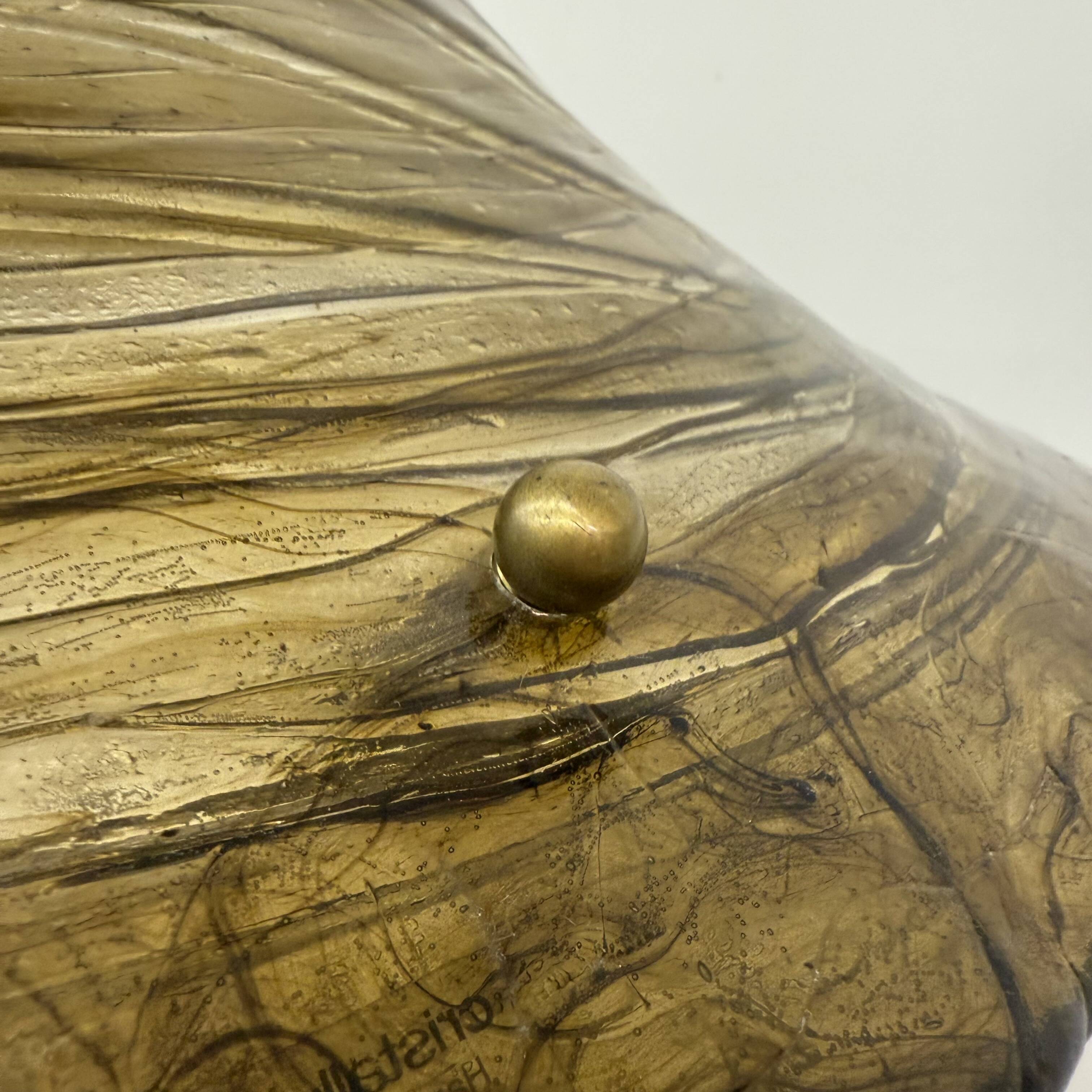 Mid century design lucite hanging Lamp , 1970s