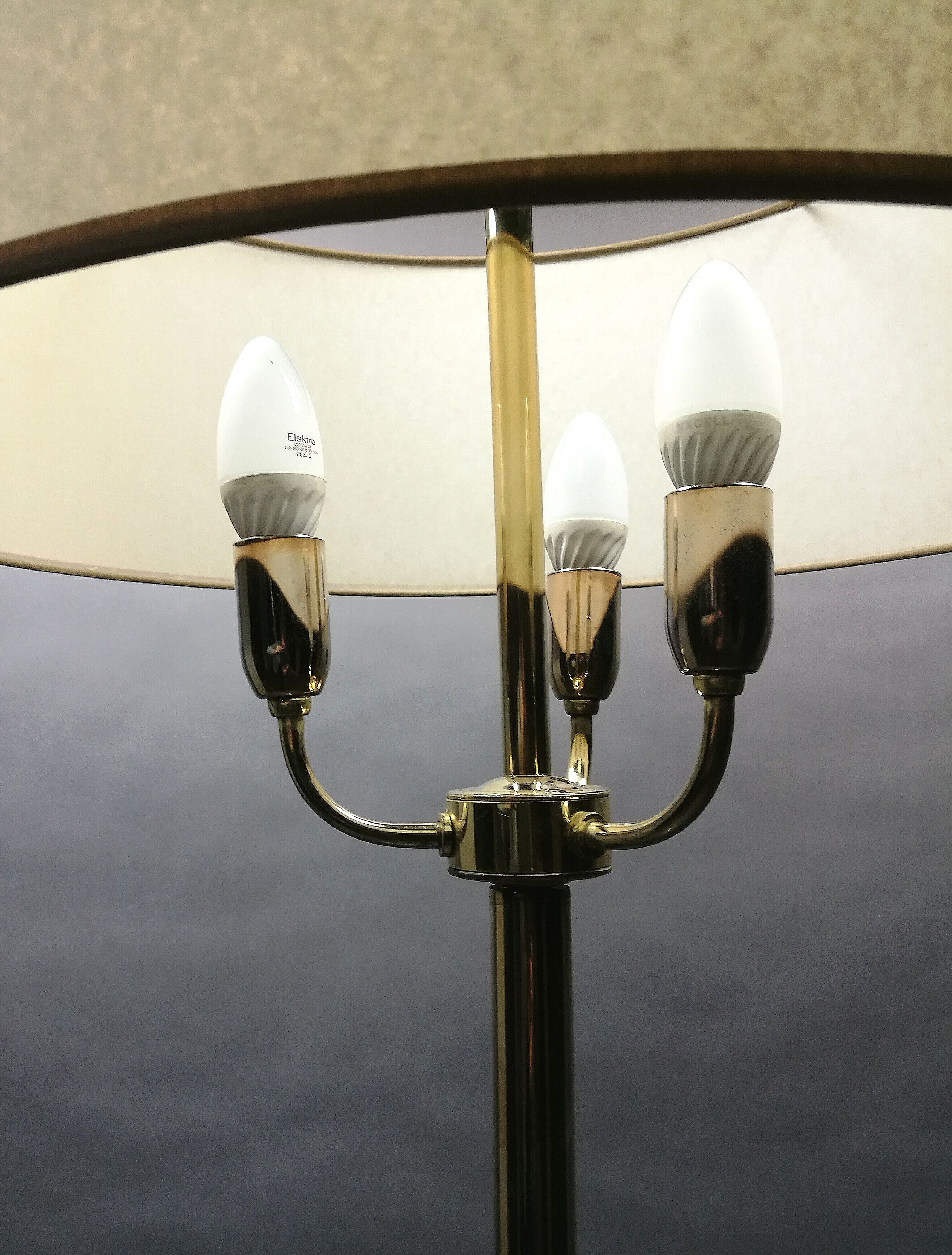 Floor lamp 70/80 gold and marble