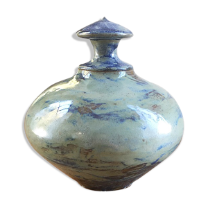 vase pot en céramique - bleu