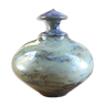 Vase pot en céramique bleu