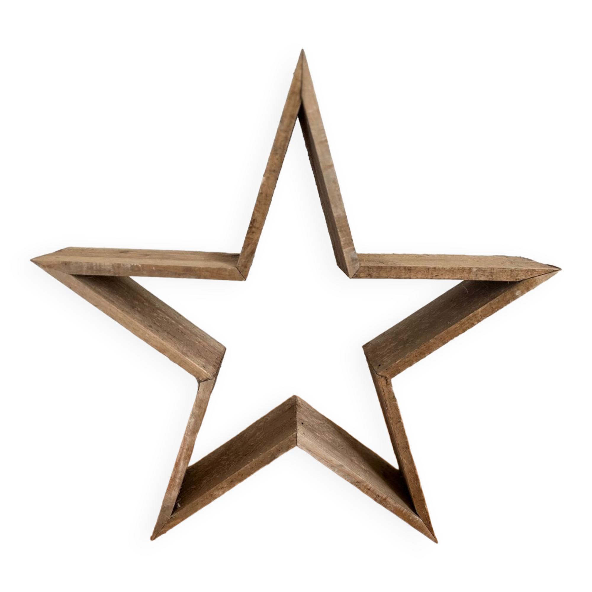 Old wooden star
