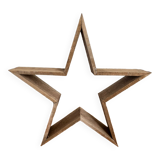 Old wooden star