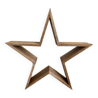 Old wooden star