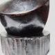 Couple of Malagasy busts in dark exotic wood, carved, craftsmanship from the 1940s to 1970s.
