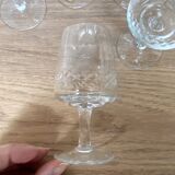 Set of 6 wine glasses
