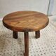Vintage coffee table brutalist side table plant table 60 cm