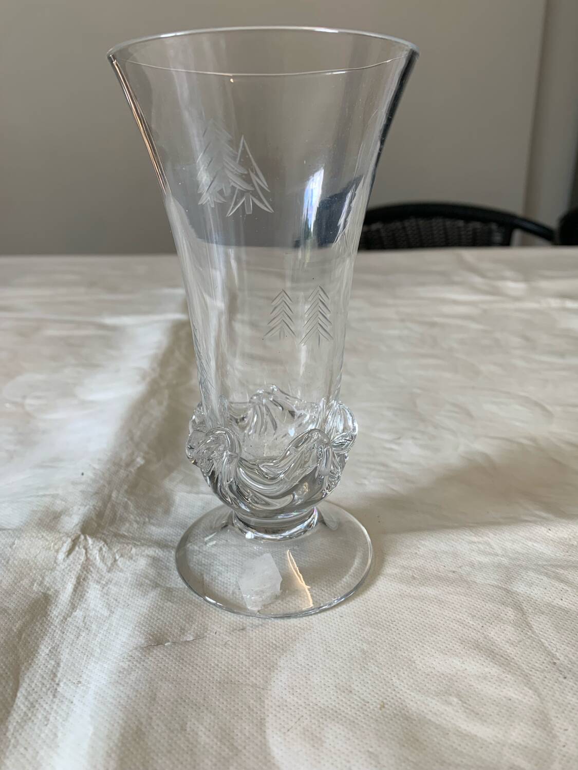 Vase de Noel Daum