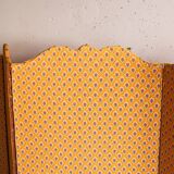 Antique 5-panel screen – Souleiado fabric