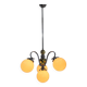 Art Deco Chandelier, 1930s, Restored