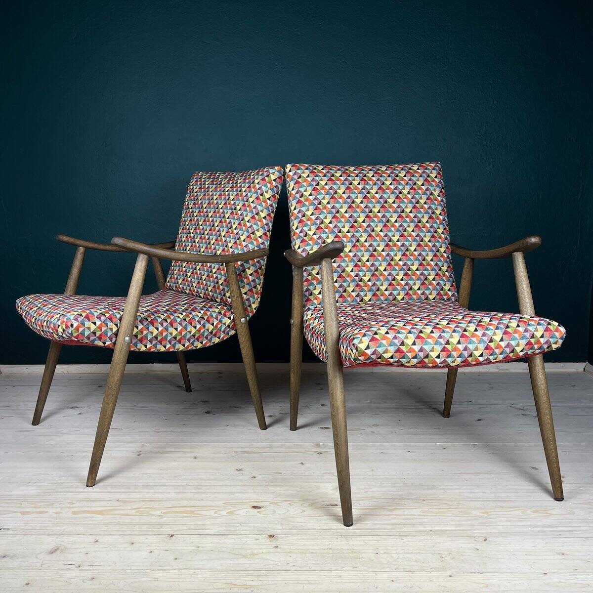 Mid-century Bobi armchair by Meblo, former Yugoslavia, 1960s, set of 2.