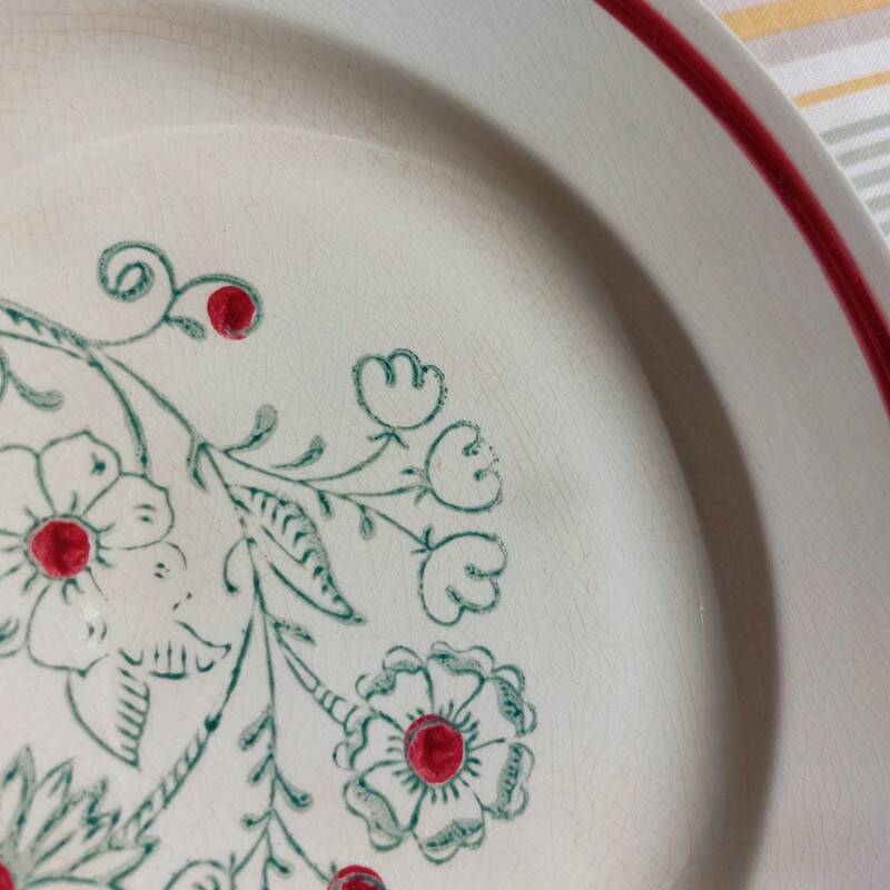 Gien dinner plates
