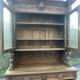 Henri II two-body buffet carved from solid wood