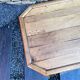 Walnut side table