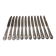 12 silver-plated table knives, Ercuis silversmith, Louis XV style, 29