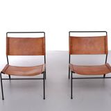 Chairs by A. Dolleman for Metz & Co., Netherlands, 1950s, Set of 2