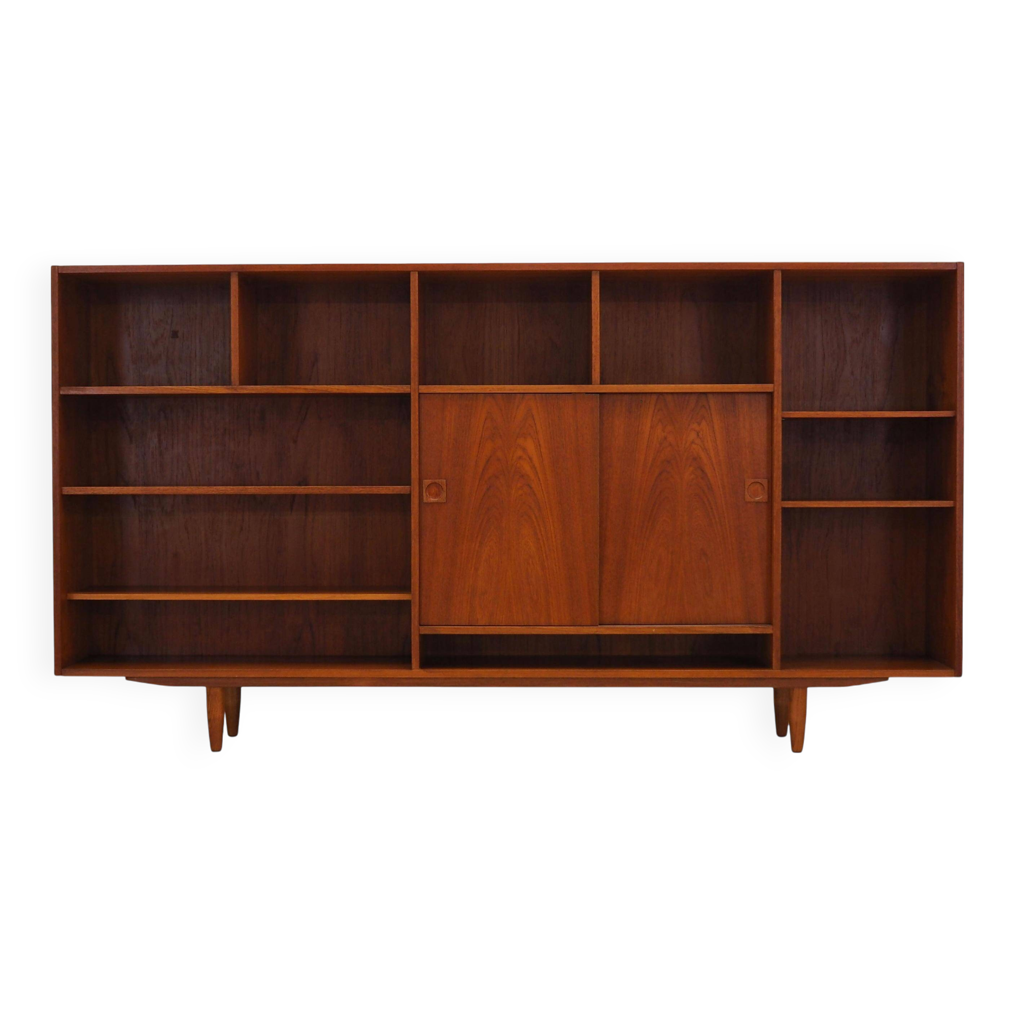 Teak bookcase, Danish design, 1970s, production: Denmark