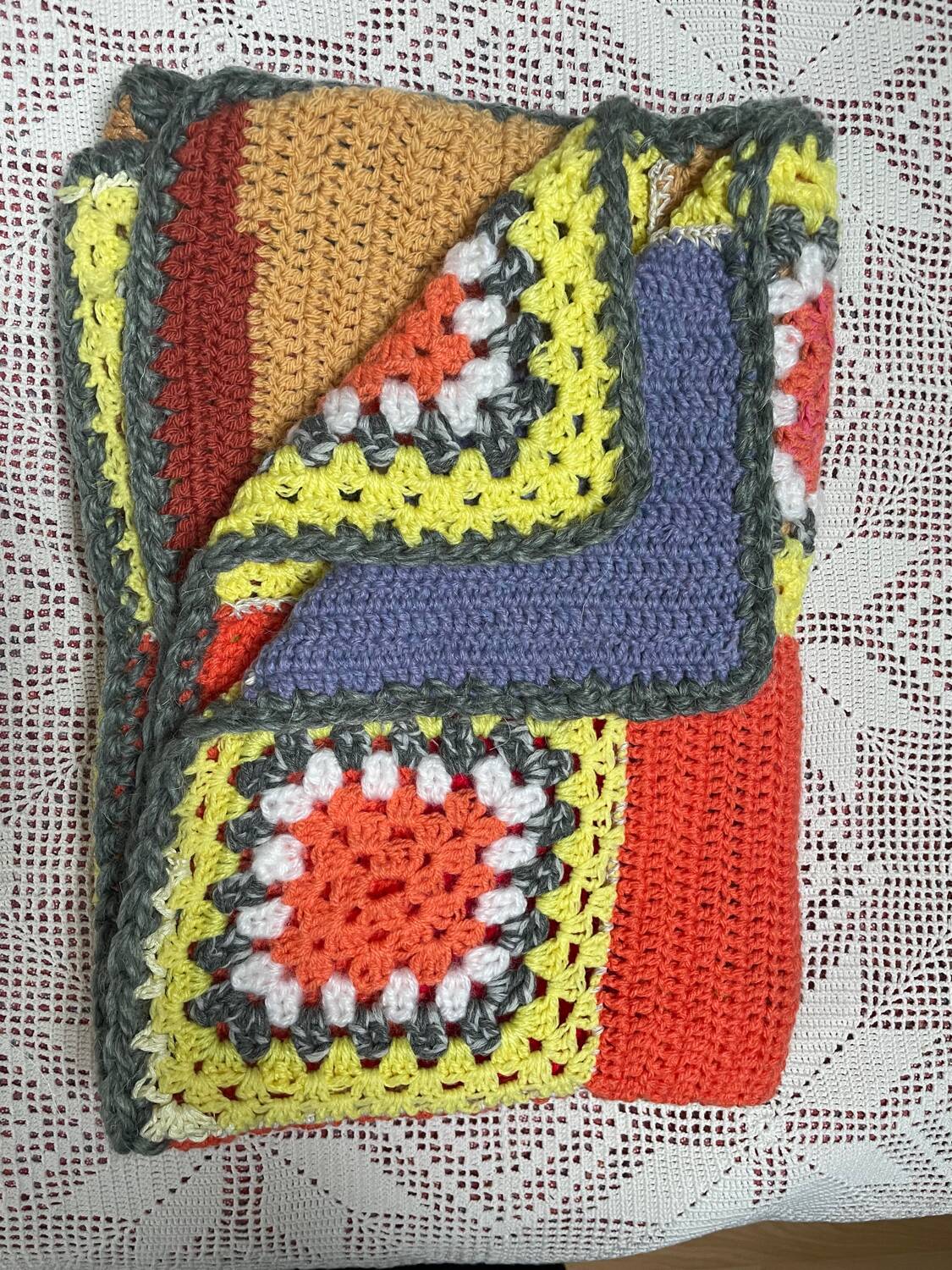 crochet granny blanket