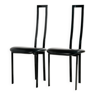 Postmodern dining chair by Maurizio Cattelan for Cattelan, set of 2.