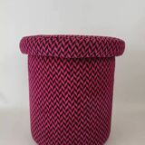 Vintage pouf stool from the 70s and 80s