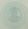 Set of 6 plates in relief glass Michel Angelo