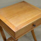 Pair of nightstands neoclassical wooden fruit