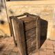 Wooden crate-bottle storage