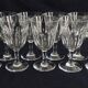 Set of 11 crystal red wine glasses Baccarat model Casino