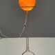 Atomic age Orange glass floor lamp by Tibor Hazi, Hungary, 1973