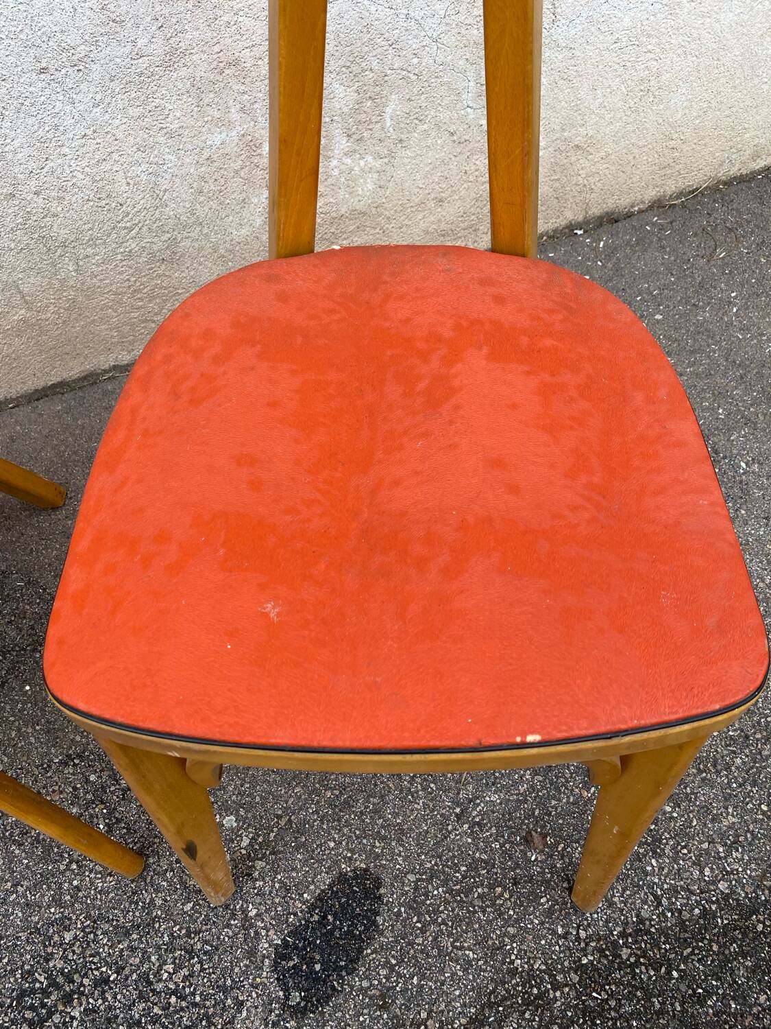 4 Luterma banana bistro chairs