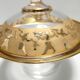 Crystal Trinket Bowl with Gold Details