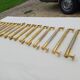 Lot de 17 Barres de Portes en Laiton Art déco