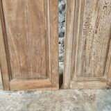 Pair of antique French oak doors – Late 19th century
