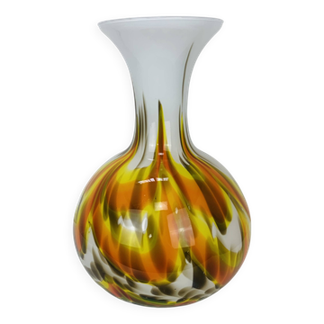 Murano glass opaline vase, 1970s, vintage