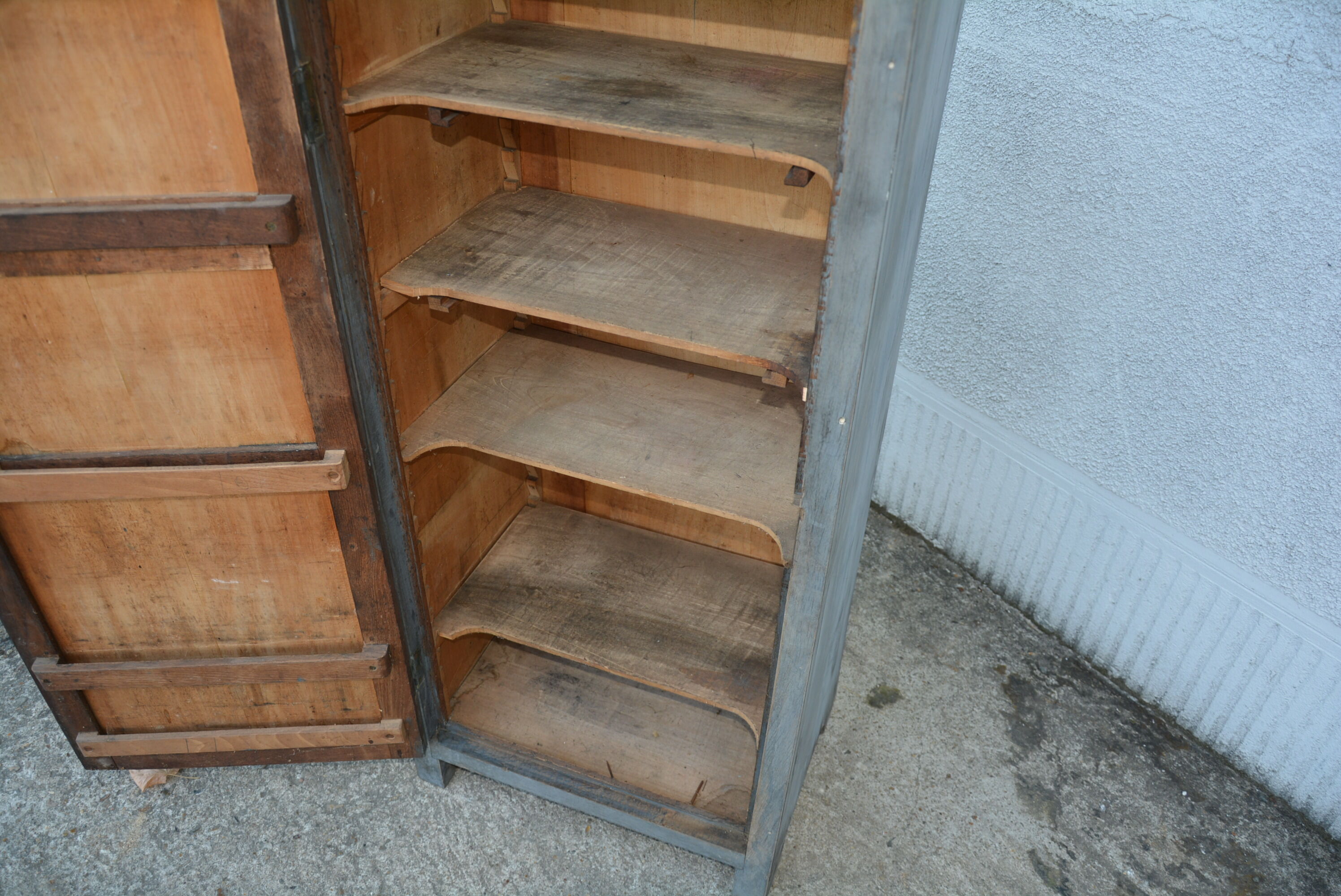 Small wardrobe, high buffet