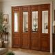4 solid oak partition doors (high quality)