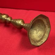 Large Victorian Style Bronze Candle Holder, 25cm