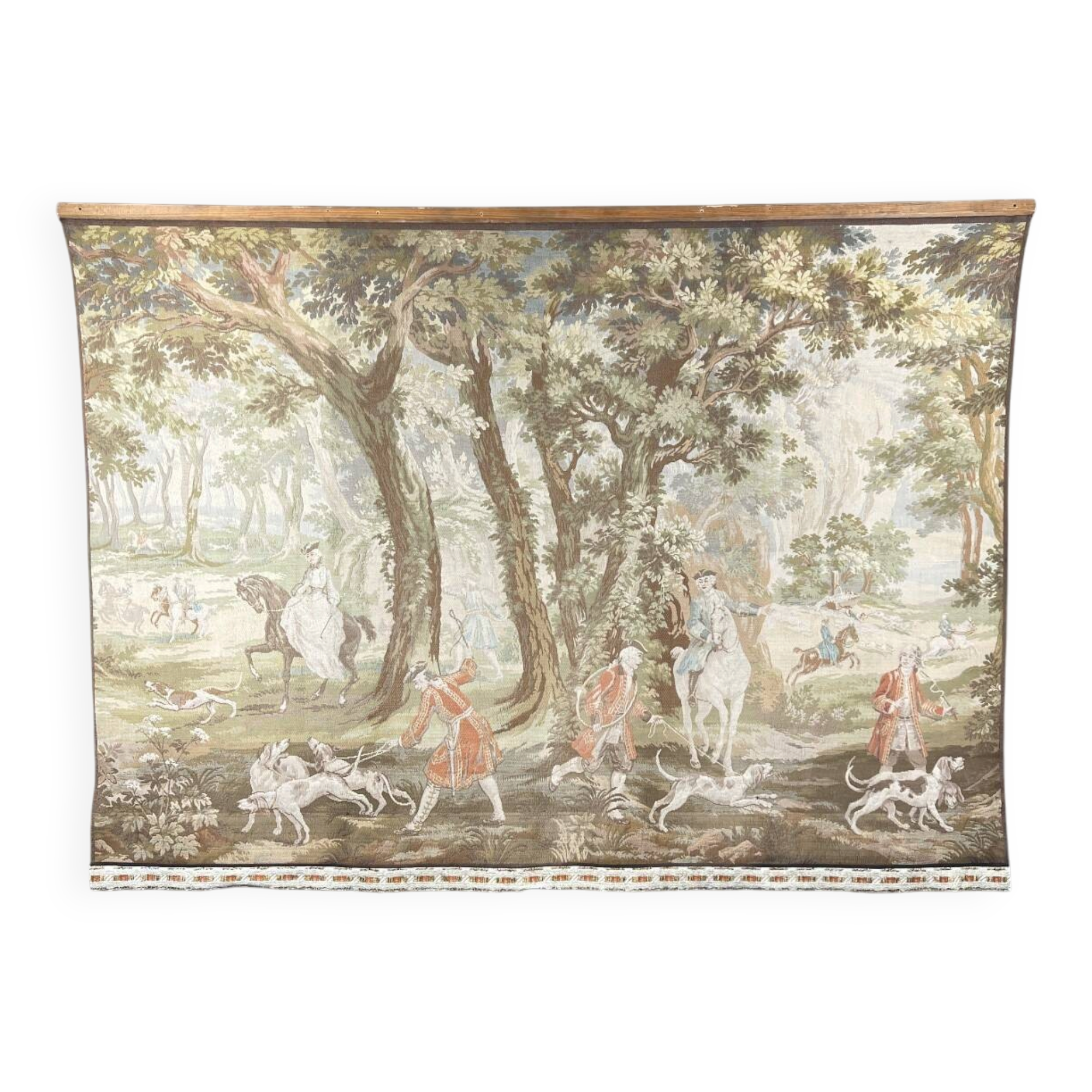 Wall tapestry "Hunting Scene", Louis XV style, 20th century